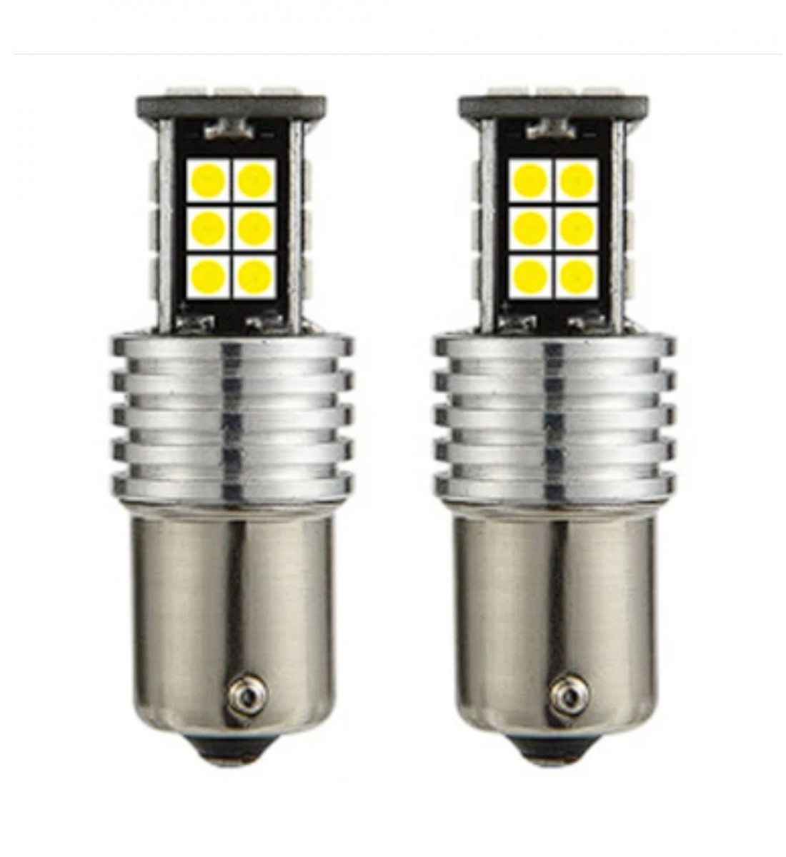 Set 2 Becuri Led Auto, P21W/BA15s/1156, 24 leduri SMD tip 3030