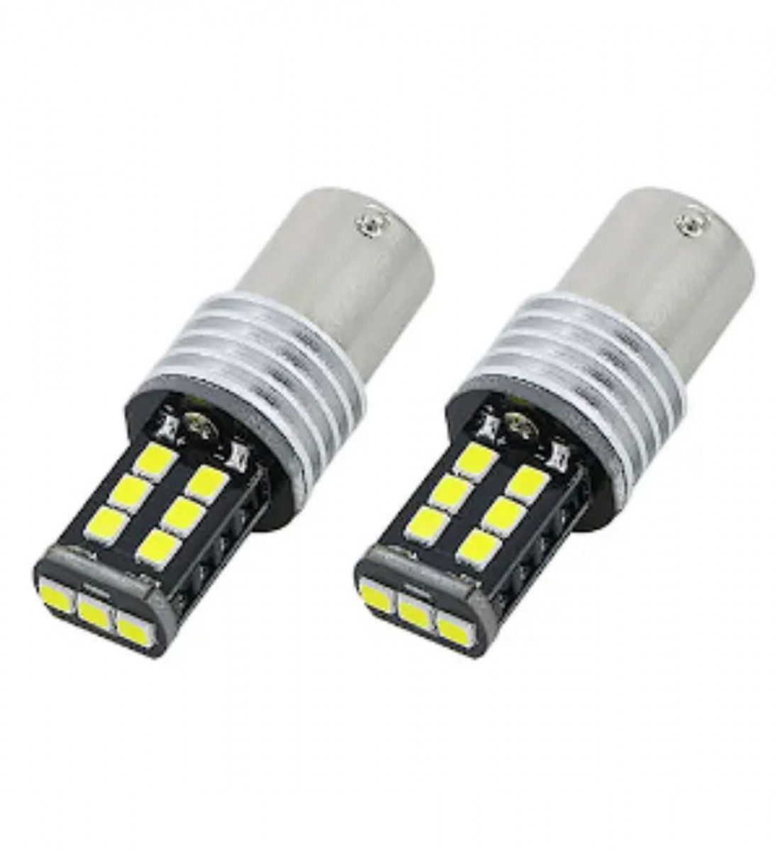 Set 2 Becuri  Auto, P21W/BA15s/1156, 15  SMD tip 3030