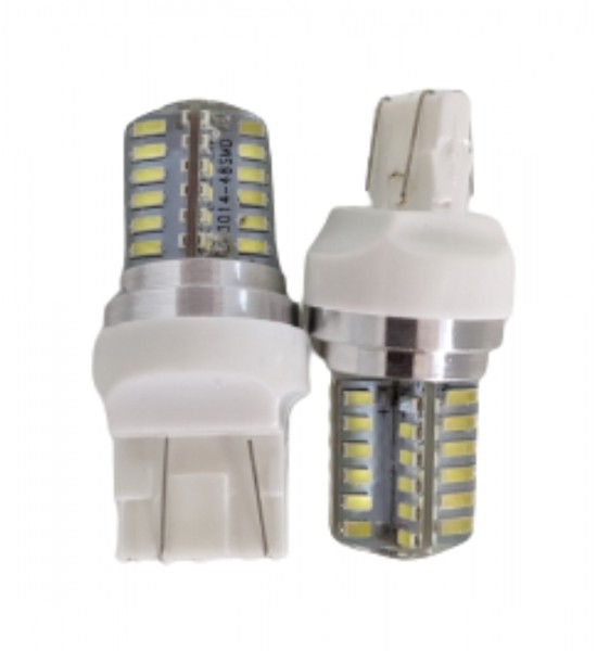 Set 2 Becuri  Auto, W21W/T20/7443, 48  SMD tip 3014 Set 2 Becuri  Auto, W21W/T20/7443, 48  SMD tip 3014
