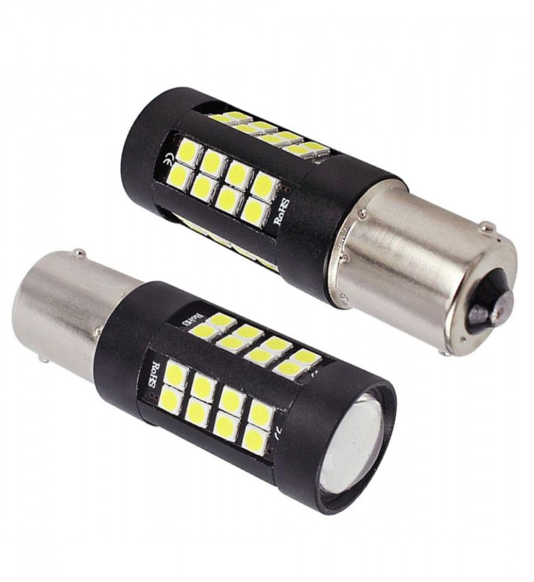 Set 2 Becuri Auto, P21W/BA15s/1156, 44 SMD tip 3030