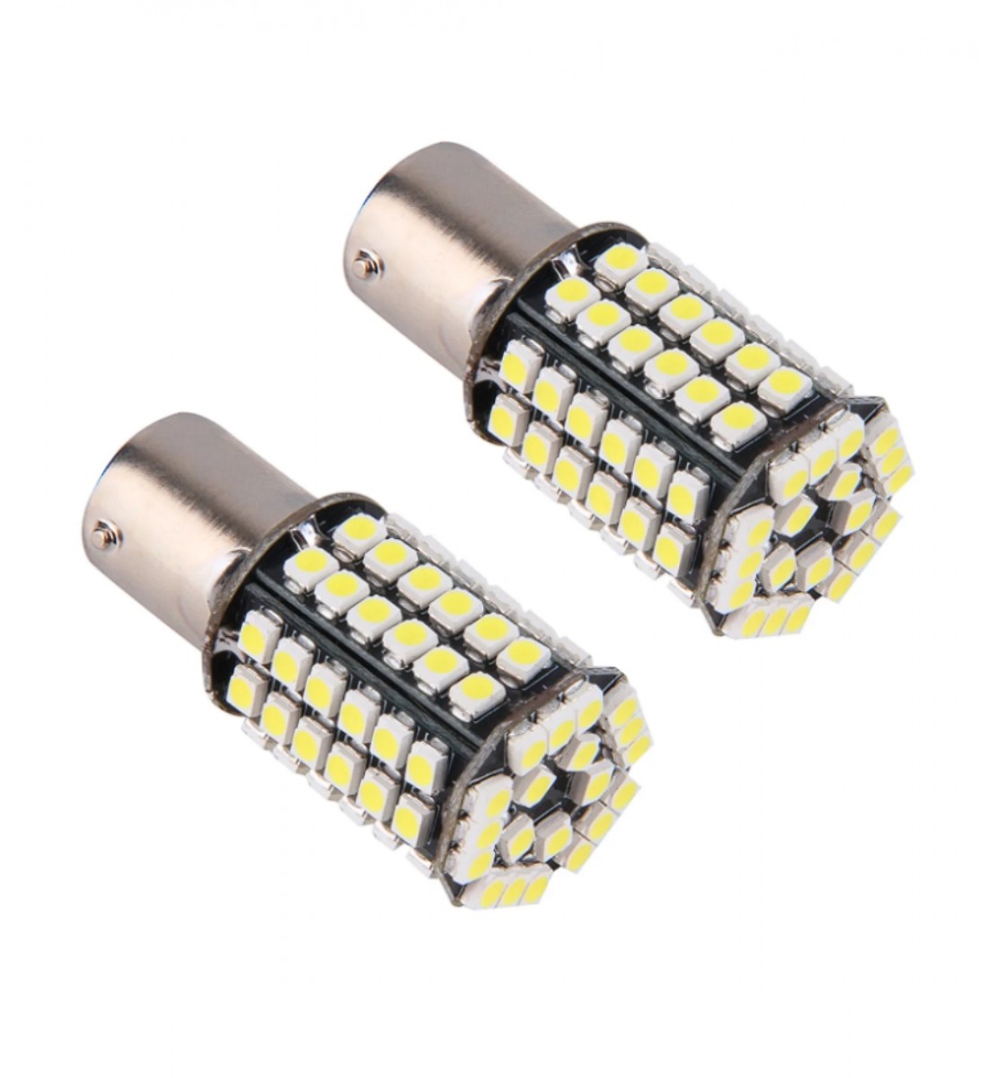 Set 2 Becuri  Auto, P21W/BA15s/1156, 80  SMD tip 1210