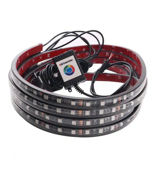 Kit Iluminare Auto, RGB, control sunet voce, 2 buc x 90 cm si 2 buc x 120 cm Kit Iluminare Auto, RGB, control sunet voce, 2 buc x 90 cm si 2 buc x 120 cm