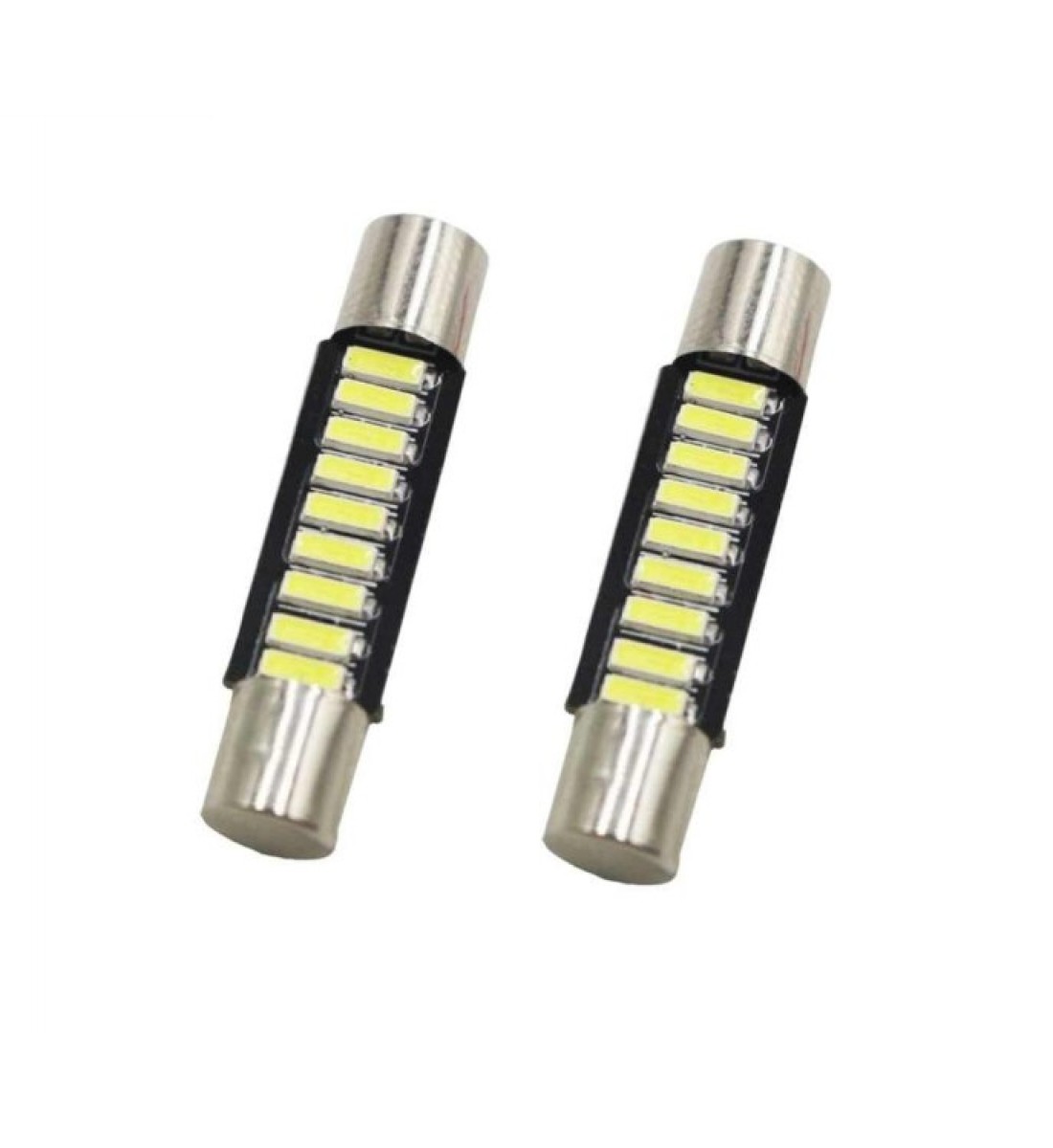 Set 2 Becuri Auto, C5W/Sofit 31mm, 9  smd tip 4014, lumina alba