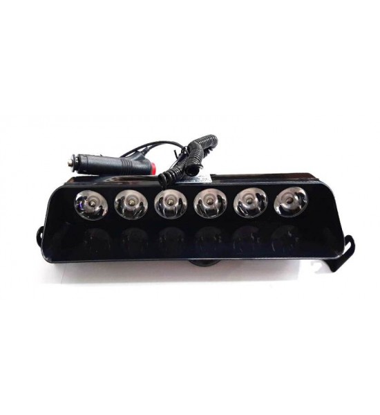 Lampa stroboscopica, 6 leduri cu lupa, inalta intesitate, lumina alba, 12v Lampa stroboscopica, 6 leduri cu lupa, inalta intesitate, lumina alba, 12v