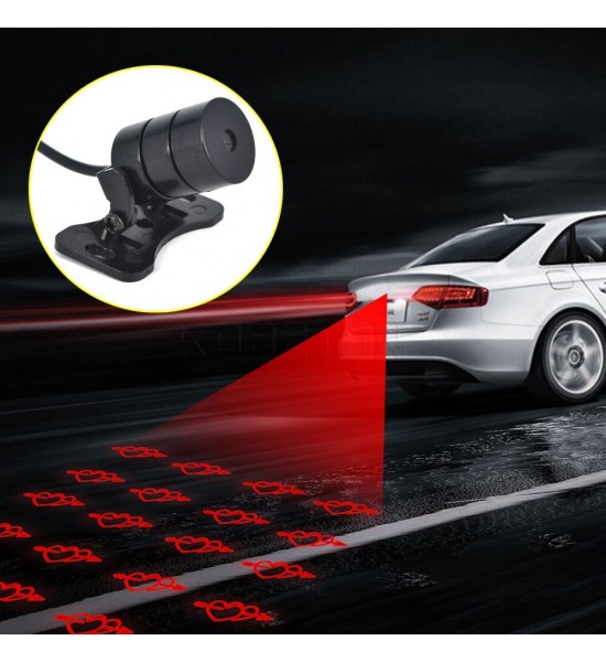 Lumina de ceață cu laser tip inimă