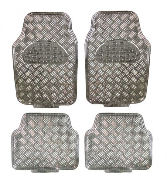 Covorase Auto Universale, model Diamond, culoare Crom Carbon