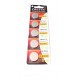 Baterie tip buton, Litiu, CR 2032, FREEGO, 3V, set 5 buc