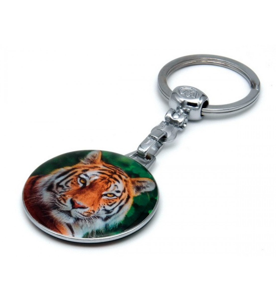 Breloc Metalic, Cheie Auto, Model Tigru