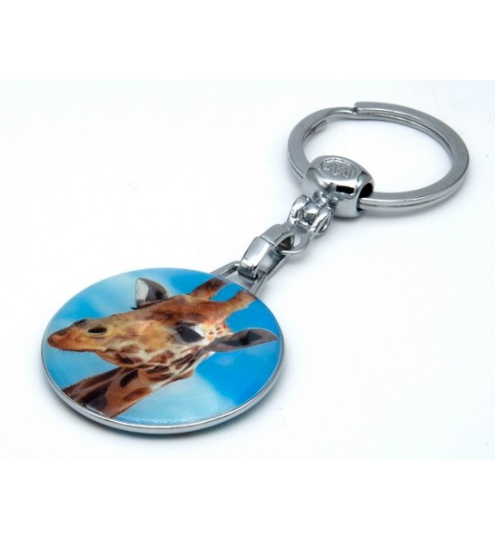 Breloc Metalic, Cheie Auto, Model Girafa