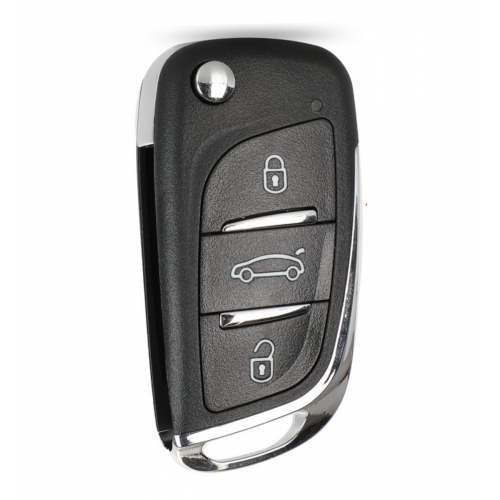 Carcasa Cheie after market,compatibila cu  Peugeot, 3 But, cu loc pentru baterie, VA2T,fara logo