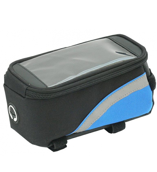 Husă / Suport universal pentru biciclete pentru smartphone, negru cu albastru Husă / Suport universal pentru biciclete pentru smartphone, negru cu albastru