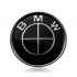 Emblema capota BMW, 74 mm, neagra