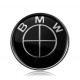 Emblema capota BMW, 74 mm, neagra