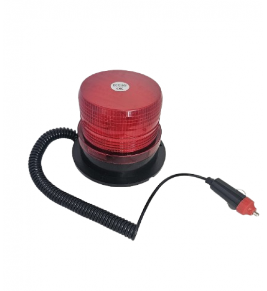 GIROFAR AUTO, LUMINĂ ROSIE, MAGNETIC, 12- 24V