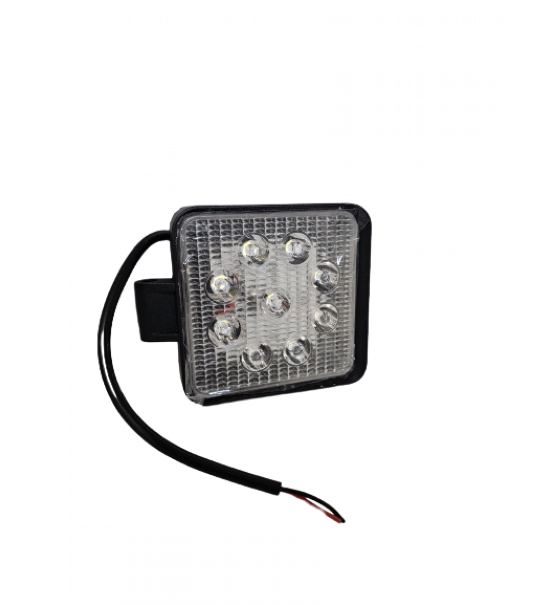 Proiector LED patrat, 12/24V, 27W, 9 leduri, 128 x 110x 58mm