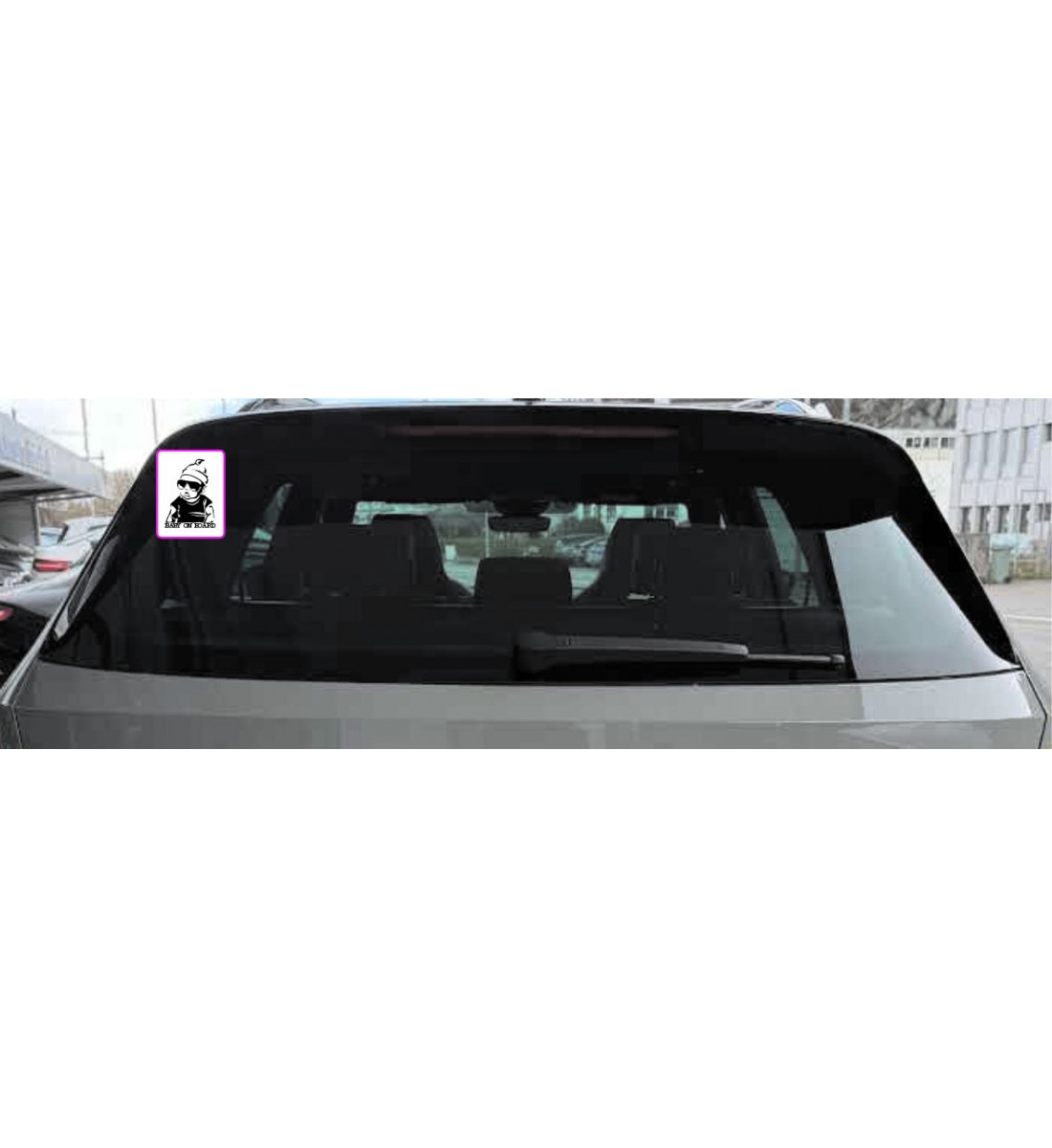 Baby on board baiat 1 fundal alb