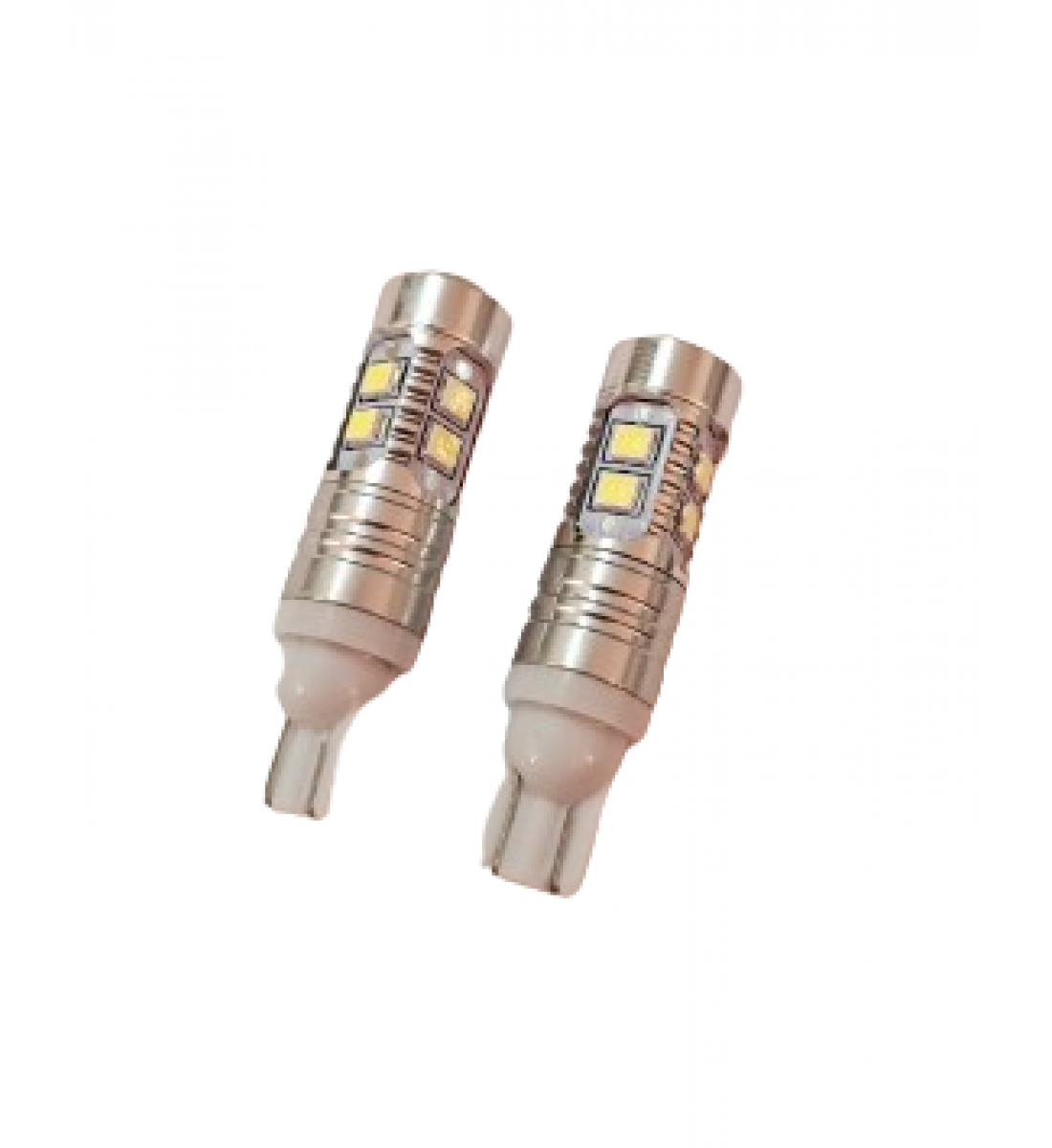 Set 2 Becuri  Auto, W5W/T10/501, 10  SMD,cu lupa, lumina alba