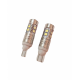 Set 2 Becuri  Auto, W5W/T10/501, 10  SMD,cu lupa, lumina alba