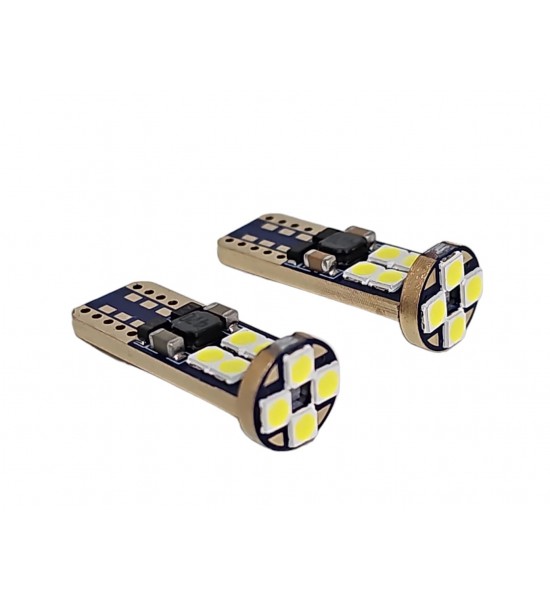 Set 2 Leduri Auto, T10, 12 SMD, Canbus