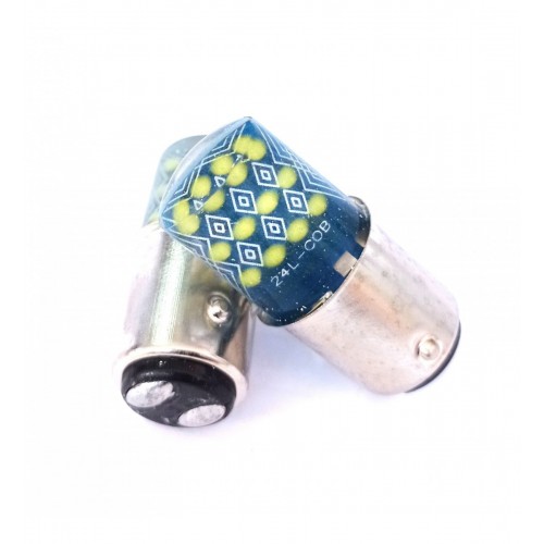 Set 2 Becuri  Auto, P21W/5W, 24 Smd Flash, lumina alba