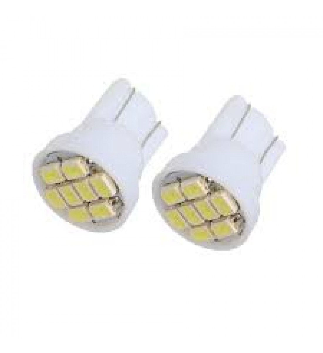 Set 2 Becuri  Auto, W5W/T10/501, 8 SMD, lumina albastra deschis