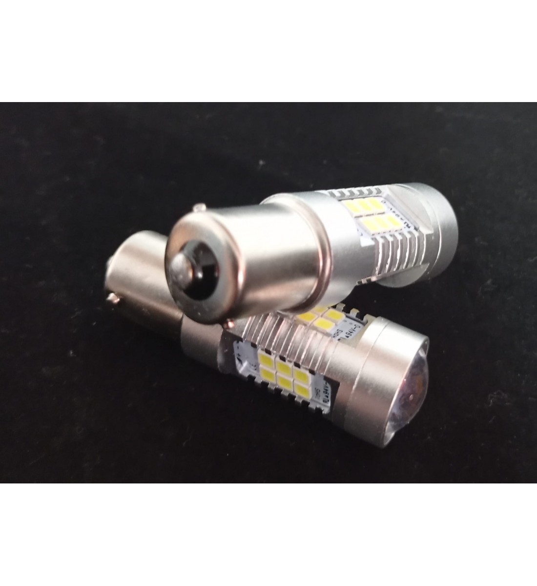 Set 2 becuri auto 1156 /P21W cu lupa 15 smd-CAN BUS Set 2 becuri auto 1156 /P21W cu lupa 15 smd-CAN BUS