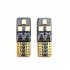 Set 2 Becuri Led Auto, W5W/T10/501, 3 leduri SMD tip 3030, 12v, Canbus, lumina alba