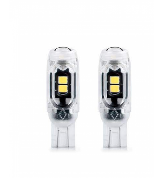 Set 2 Becuri  Auto, W5W/T10/501, 5  SMD tip 3030, 12v, lumina alba