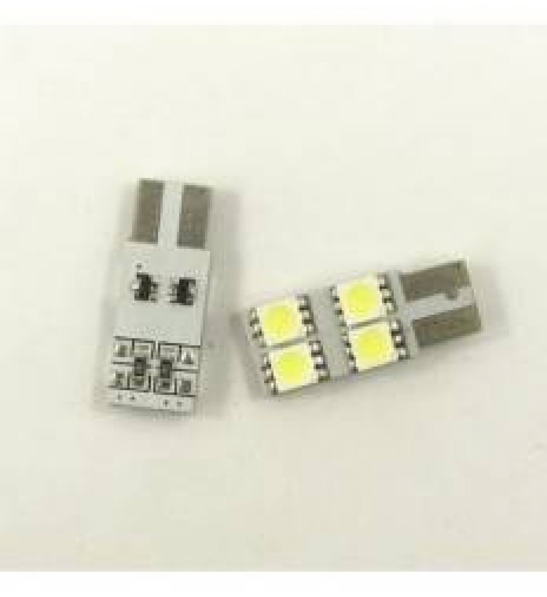 Set 2 Becuri  Auto, W5W/T10/501, 4  Smd, alb