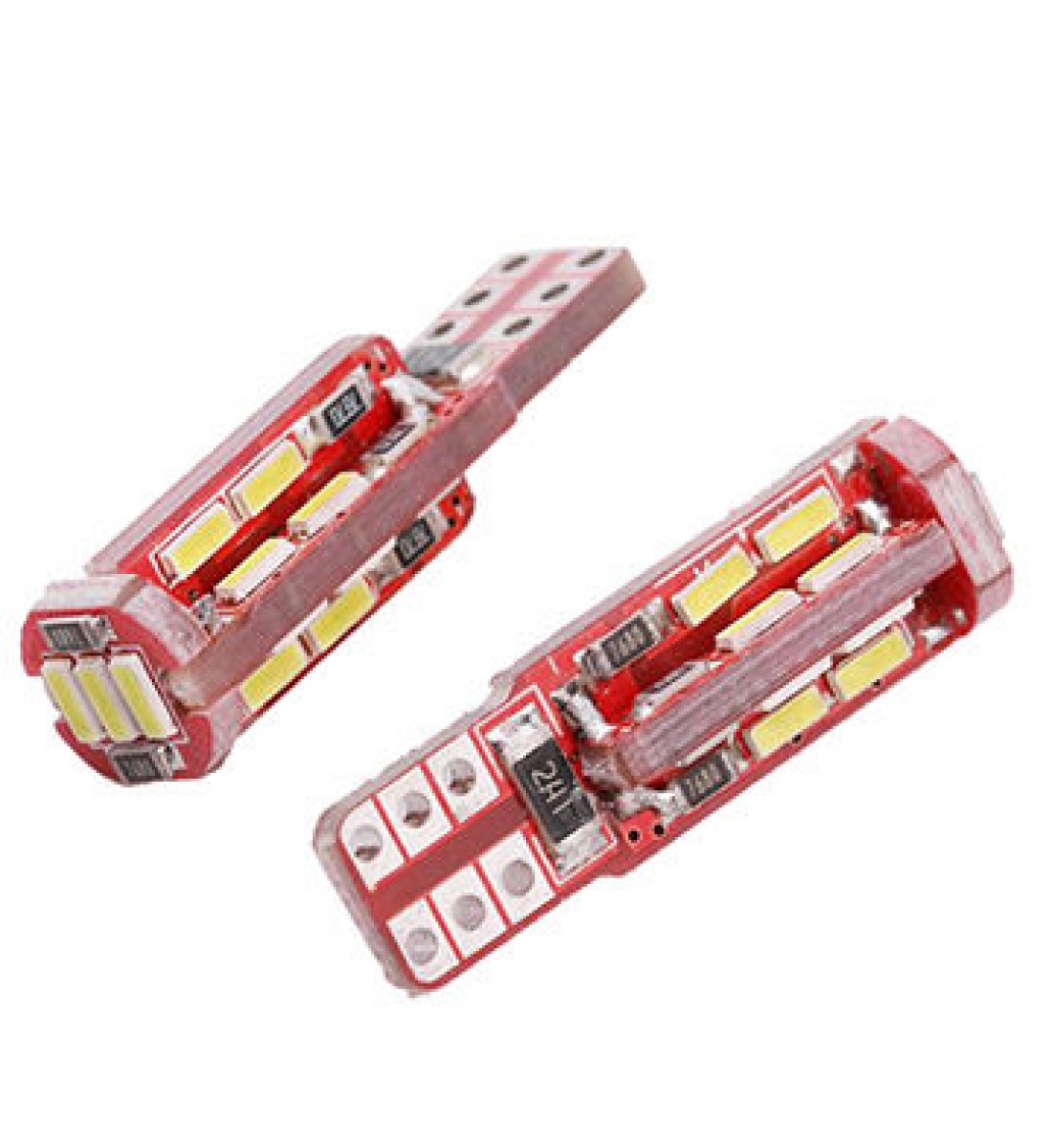 Set 2 Becuri  Auto, W5W/T10/501,19  SMD tip 4014, 12v, lumina alba