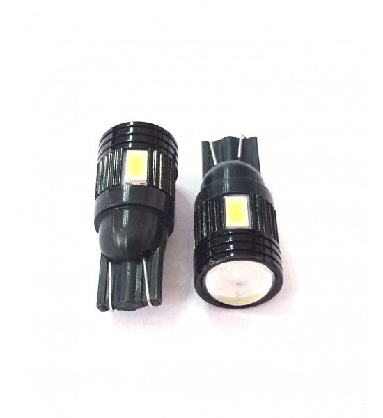 Set 2 Becuri  Auto, W5W/T10/501, 6  SMD tio 5630, Lumina Alba