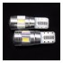 Set 2 Becuri Auto, W5W/T10/501, 6  smd, Canbus, cu lupa, lumina portocalie