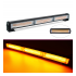 Lumini de avertizare galbene, 46 cm, 12-24 V, 60 W, 3 leduri, stroboscop intermitent