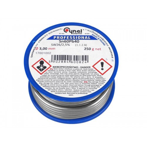 Fludor 250gr 3mm Cynel 