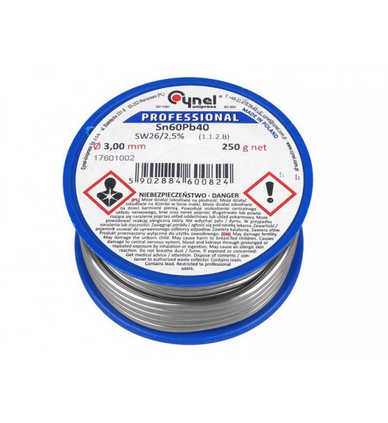 Fludor 250gr 3mm Cynel  Fludor 250gr 3mm Cynel