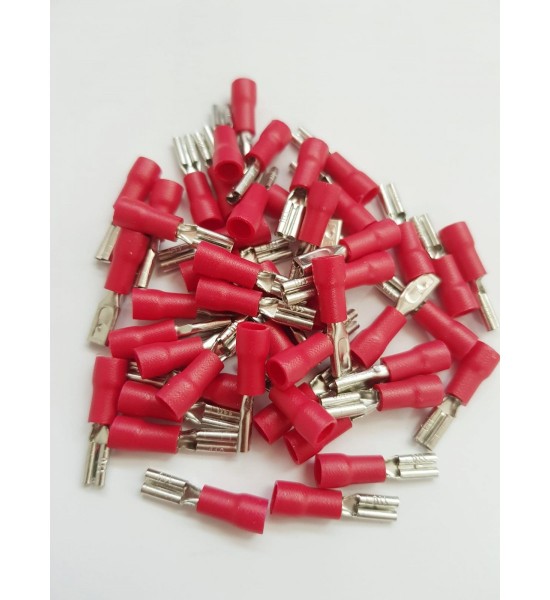 Papuc mama izolat red 4.75 mm ,SET 100 Buc