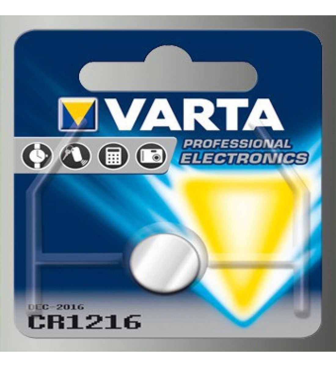 Baterie tip buton, Litiu, Varta, CR1216, 3V Baterie tip buton, Litiu, Varta, CR1216, 3V