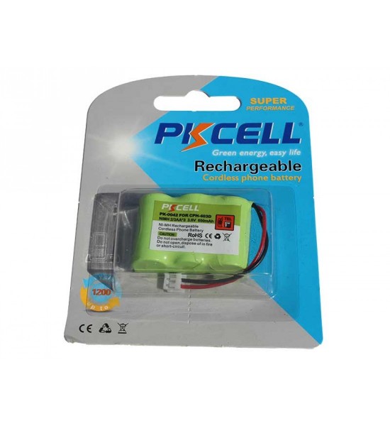 Grup de 3 acu 1/2xR3 3,6V 300ma PKCELL