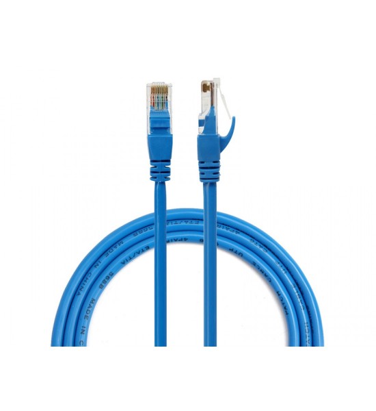 Cablu UTP cu mufe 10m albastru