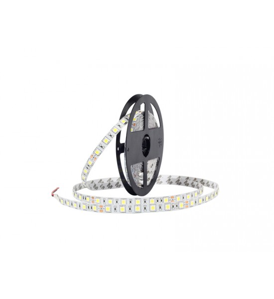 Banda LED, 5mm, 12V, lumina alba, 5m