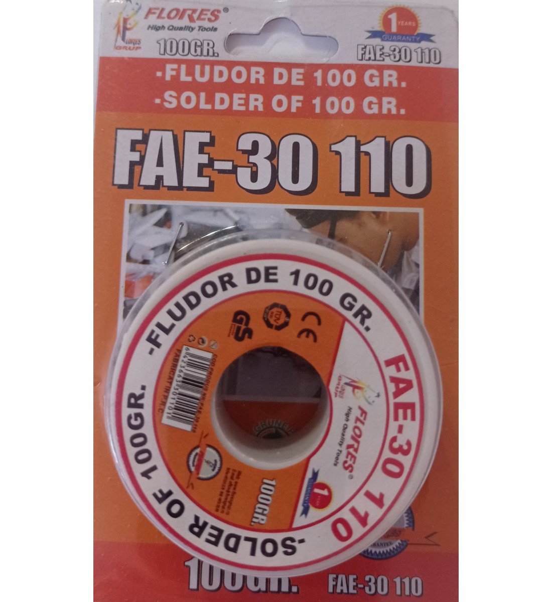 Fludor 1.6mm 100g cal II