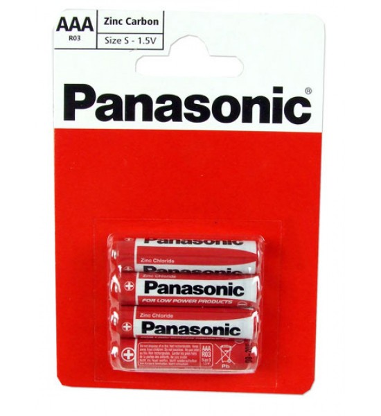 Set 4 baterii Panasonic Special Power R3/LR03/AAA