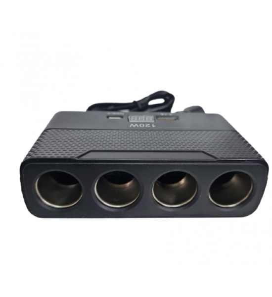 Incarcator bricheta 4 Cai ,cu usb si mufa Tip C