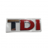 Emblema Sticker, VW TDI, cu D, I rosu