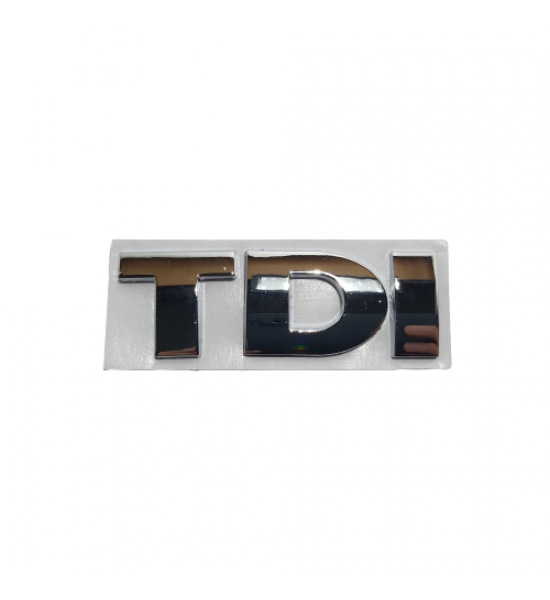 Emblema Sticker VW TDI, cromat full Emblema Sticker VW TDI, cromat full
