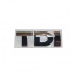 Emblema Sticker VW TDI, cromat full