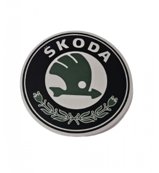 Abtibild auto 70 mm Skoda Verde Abtibild auto 70 mm Skoda Verde