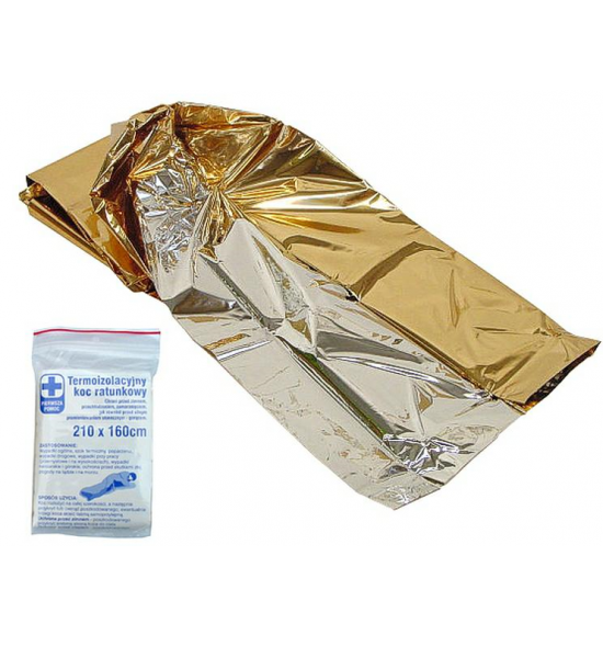 Patura termica urgente, 160 cm x 210 cm