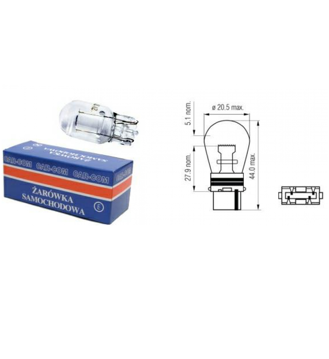 Bec Halogen Auto, 12v, 21w