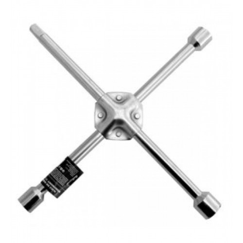 Cheie cruce pentru roti, 17 mm/19 mm/21 mm, Argintiu